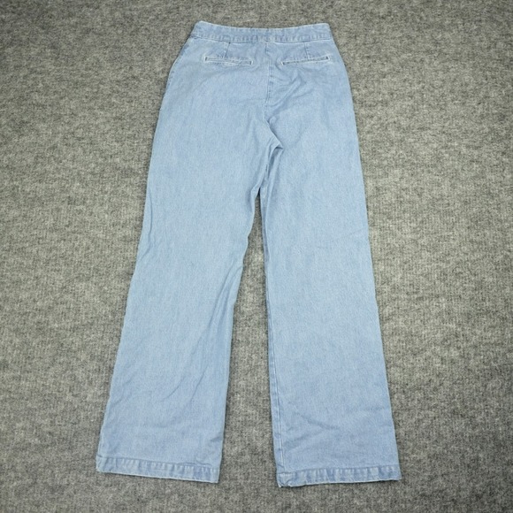 Sezane Light Blue Flare & Wide Leg Jeans - Picture 2 of 10